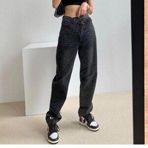 Aili Artisan Jean Asymmetrical Jeans